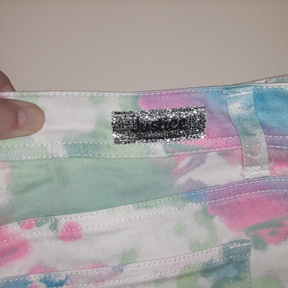Justice tie dyed shorts size 18 1/2 GUC - Picture 6 of 7
